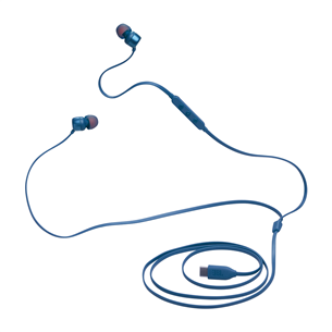 JBL Tune 310C USB-C, in-ear, mėlynos - Ausinės