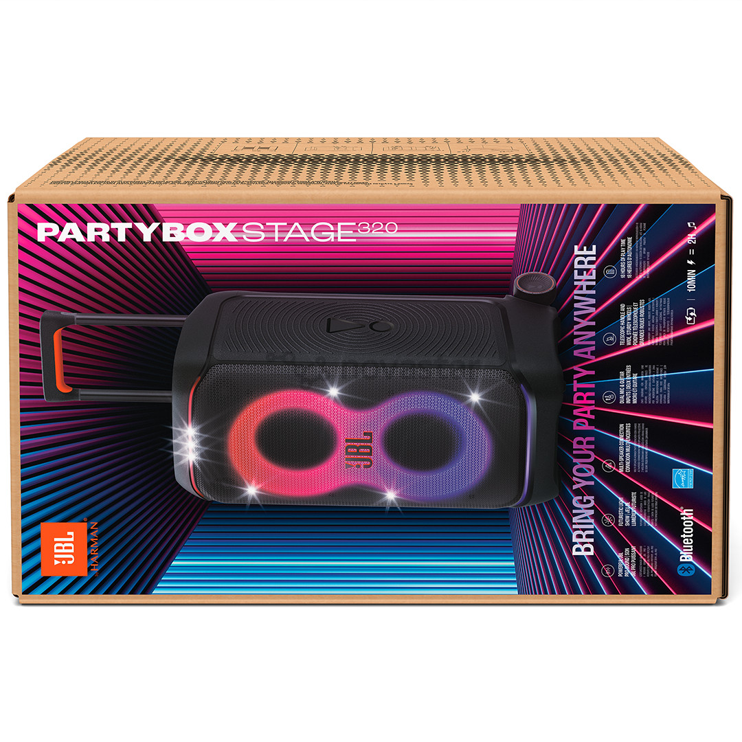 JBL Partybox Stage 320, черный - Колонка для вечеринок