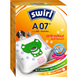 Swirl Micropor A 07, 4 vnt. - Dulkių maišeliai