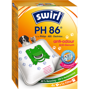 Swirl S-bag, 4 pcs - Dust bags