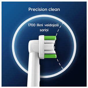 Braun Oral-B Precision Clean Pro, 2 шт., белый - Насадки для зубной щетки