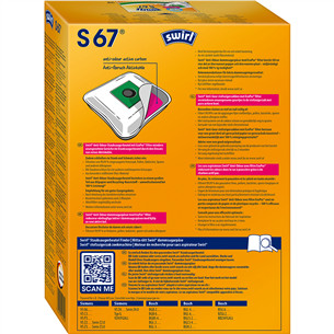 Swirl S 67 PET, 4 vnt. - Dulkių maišeliai