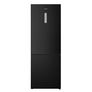 Hisense, NoFrost, 495 L, 200 cm, black - Refrigerator RB645N4BFE1