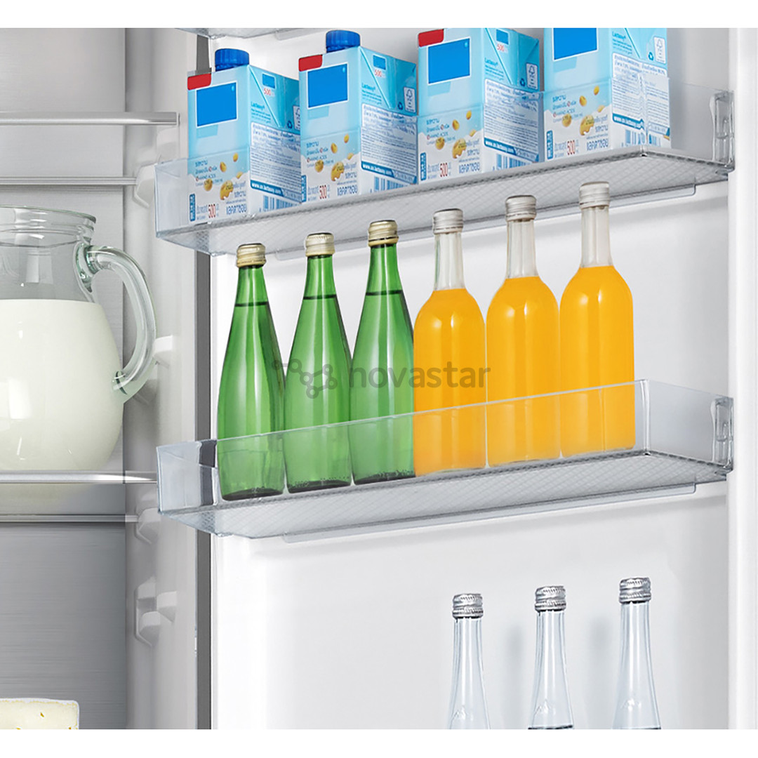 Hisense, NoFrost, 495 L, 200 cm, juodas - Šaldytuvas