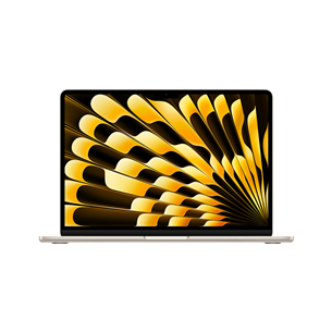 Apple MacBook Air 13'' (2024), M3 8C/8C, 8 GB, 256 GB, SWE, starlight - Nešiojamas kompiuteris