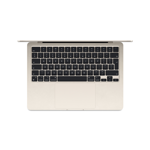 Apple MacBook Air 13'' (2024), M3 8C/8C, 8 GB, 256 GB, RUS, starlight - Nešiojamas kompiuteris