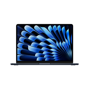 Apple MacBook Air 13'' (2024), M3 8C/8C, 8 GB, 256 GB, SWE, midnight - Nešiojamas kompiuteris MRXV3KS/A