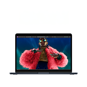 Apple MacBook Air 13'' (2024), M3 8C/8C, 8 GB, 256 GB, SWE, midnight - Nešiojamas kompiuteris