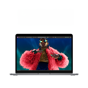 Apple MacBook Air 13'' (2024), M3 8C/10C, 16 GB, 512 GB, ENG, space gray - Nešiojamas kompiuteris