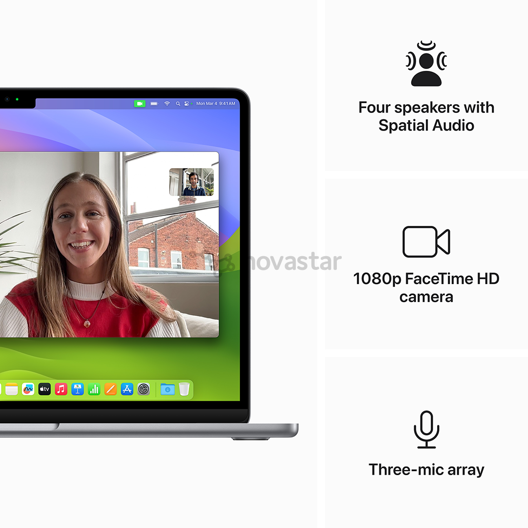 Apple MacBook Air 13'' (2024), M3 8C/10C, 16 GB, 512 GB, ENG, space gray - Nešiojamas kompiuteris