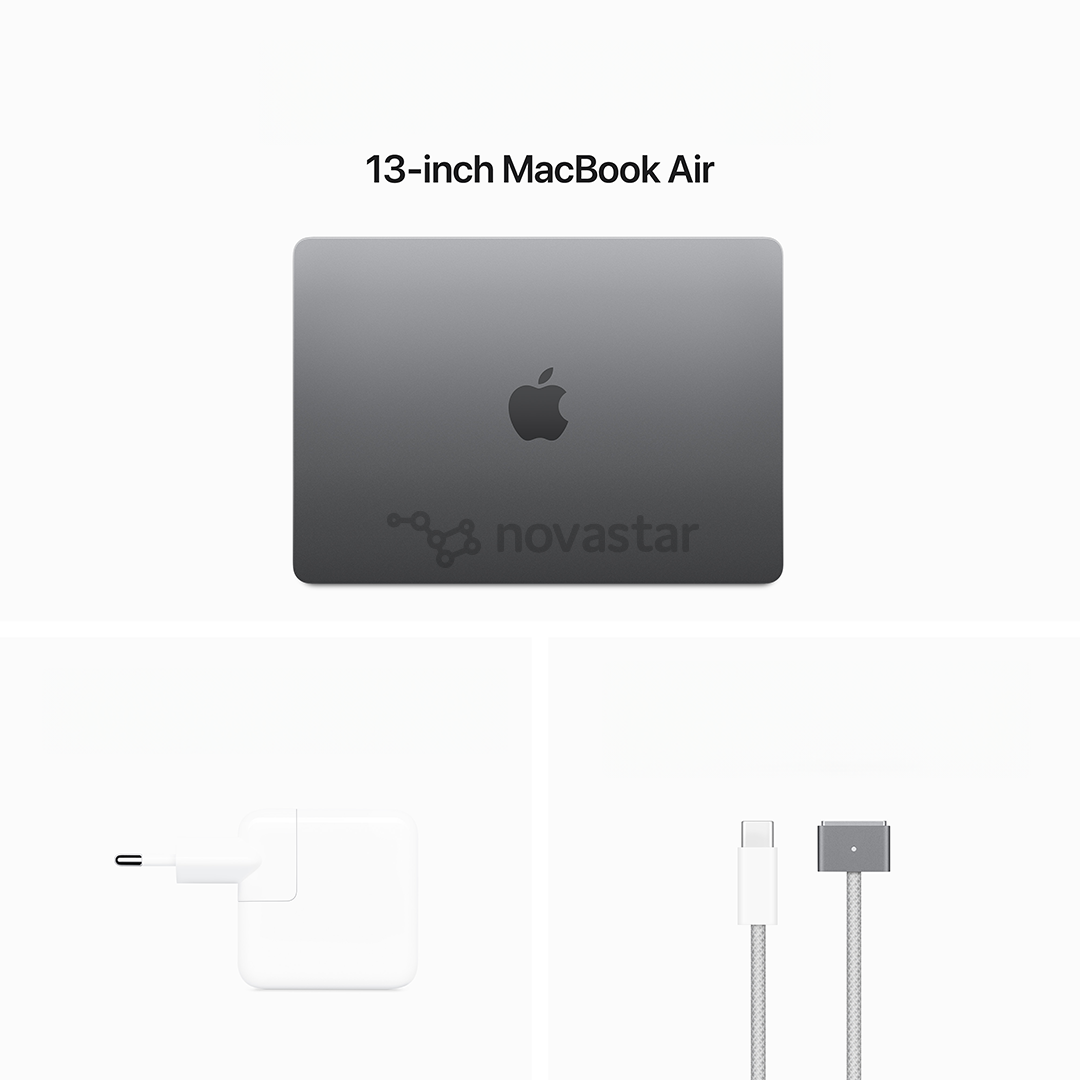 Apple MacBook Air 13'' (2024), M3 8C/10C, 16 GB, 512 GB, ENG, space gray - Nešiojamas kompiuteris