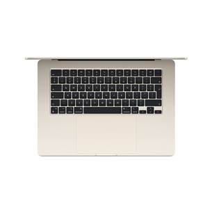 Apple MacBook Air 15'' (2024), M3 8C/10C, 8 GB, 256 GB, ENG, starlight - Nešiojamas kompiuteris