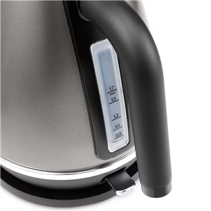 Delonghi Distinta, 1,7 л, Titanium - Чайник