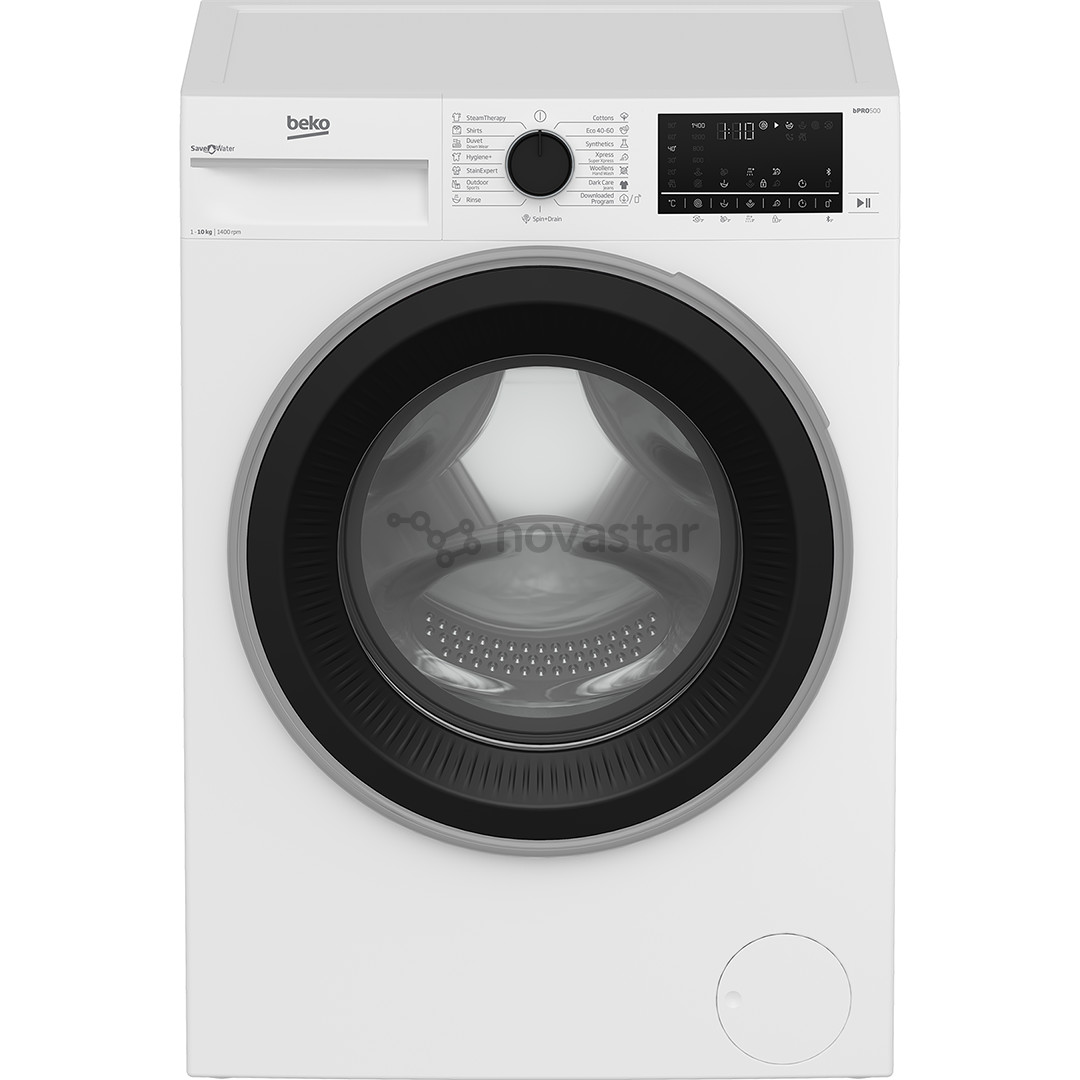 Skalbimo mašina Beko, 10 kg, gylis 58 cm, 1400 rpm