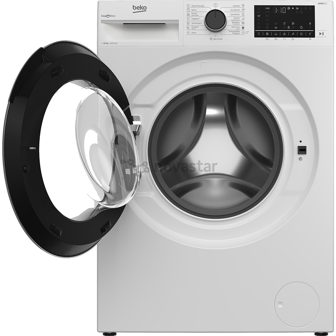 Skalbimo mašina Beko, 10 kg, gylis 58 cm, 1400 rpm