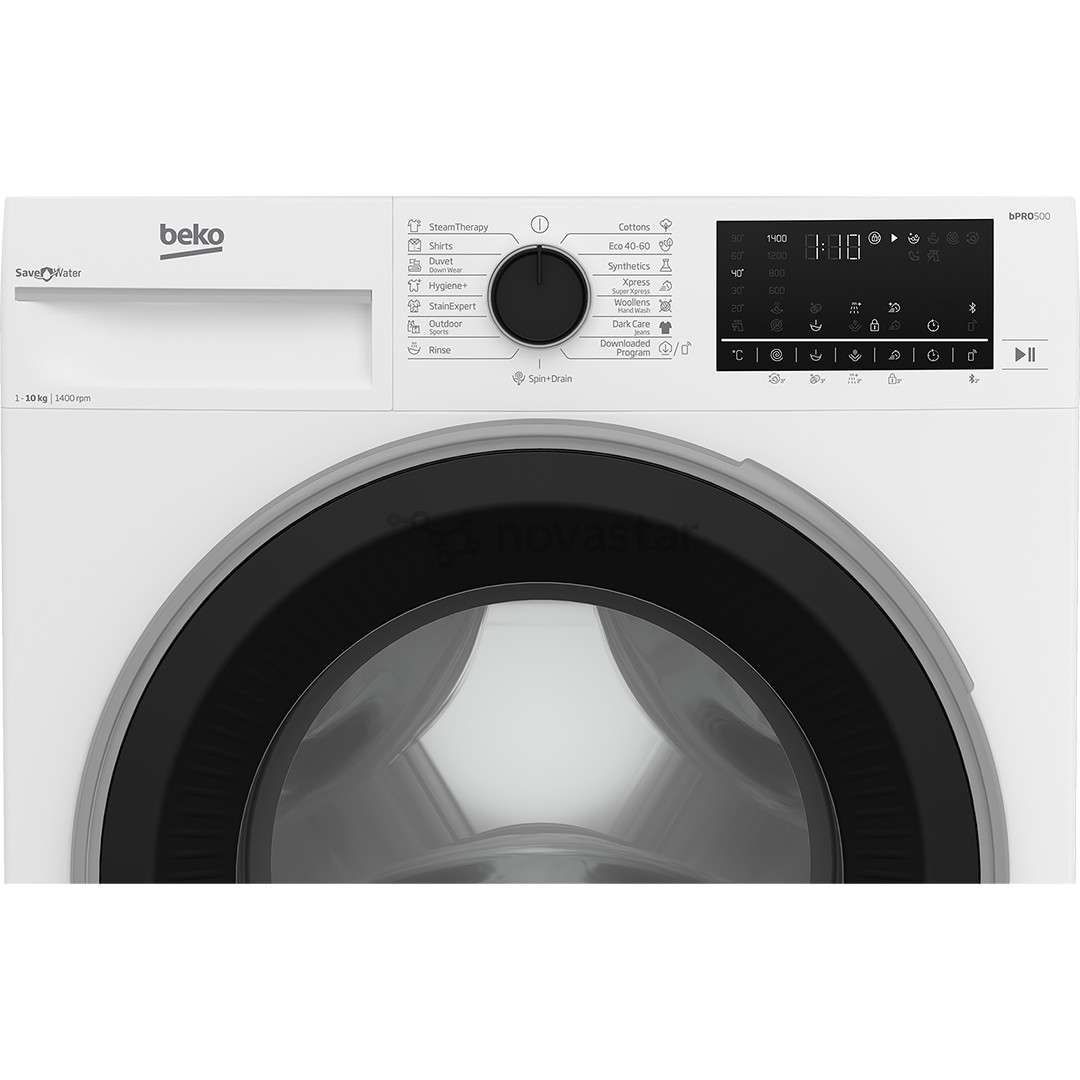 Skalbimo mašina Beko, 10 kg, gylis 58 cm, 1400 rpm