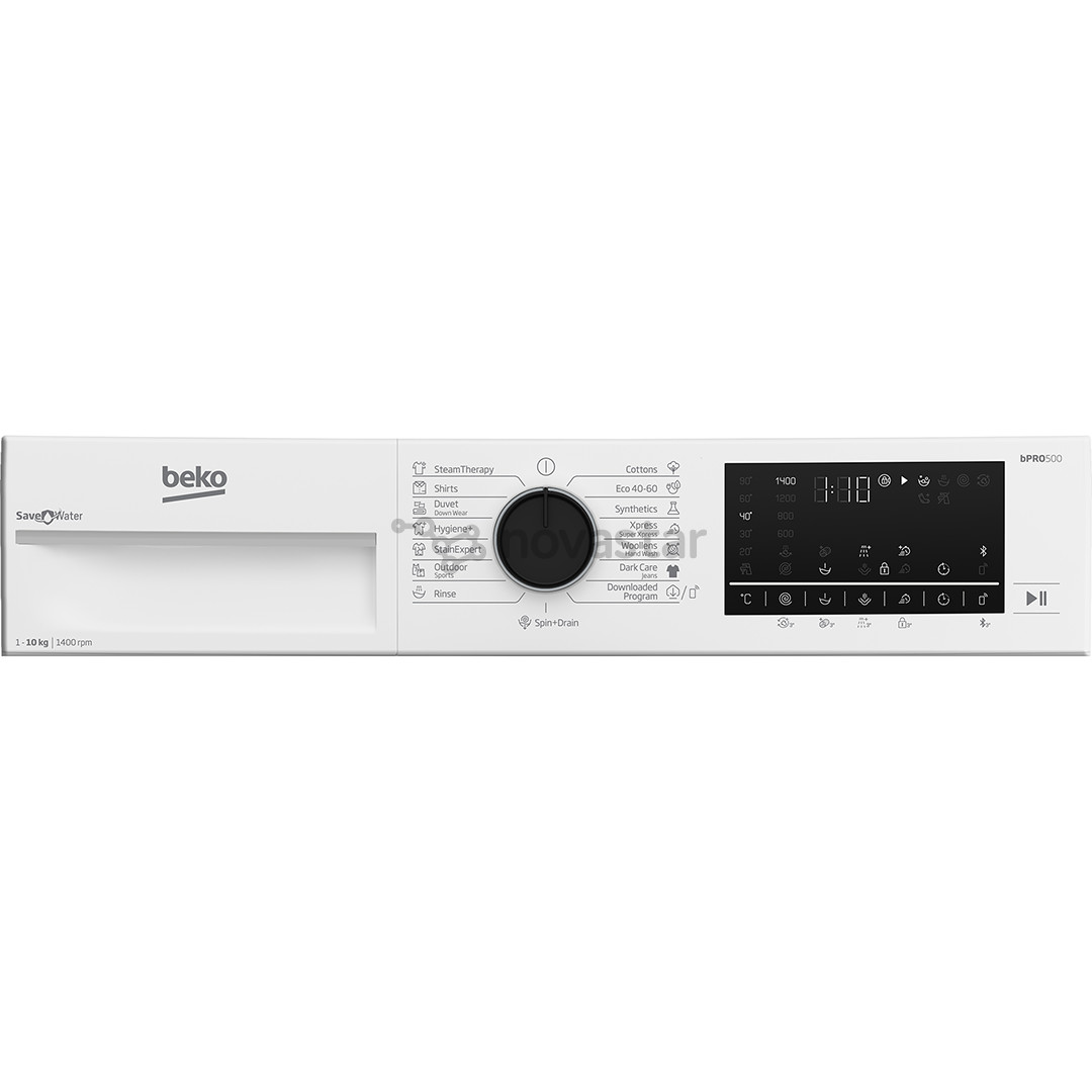 Skalbimo mašina Beko, 10 kg, gylis 58 cm, 1400 rpm