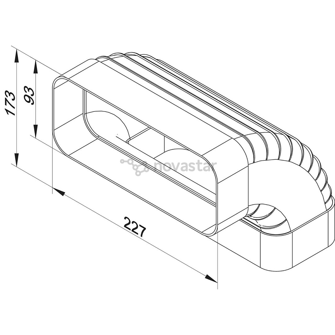 Beko - Installation kit for extractor hob