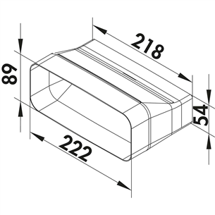 Beko - Installation kit for extractor hob