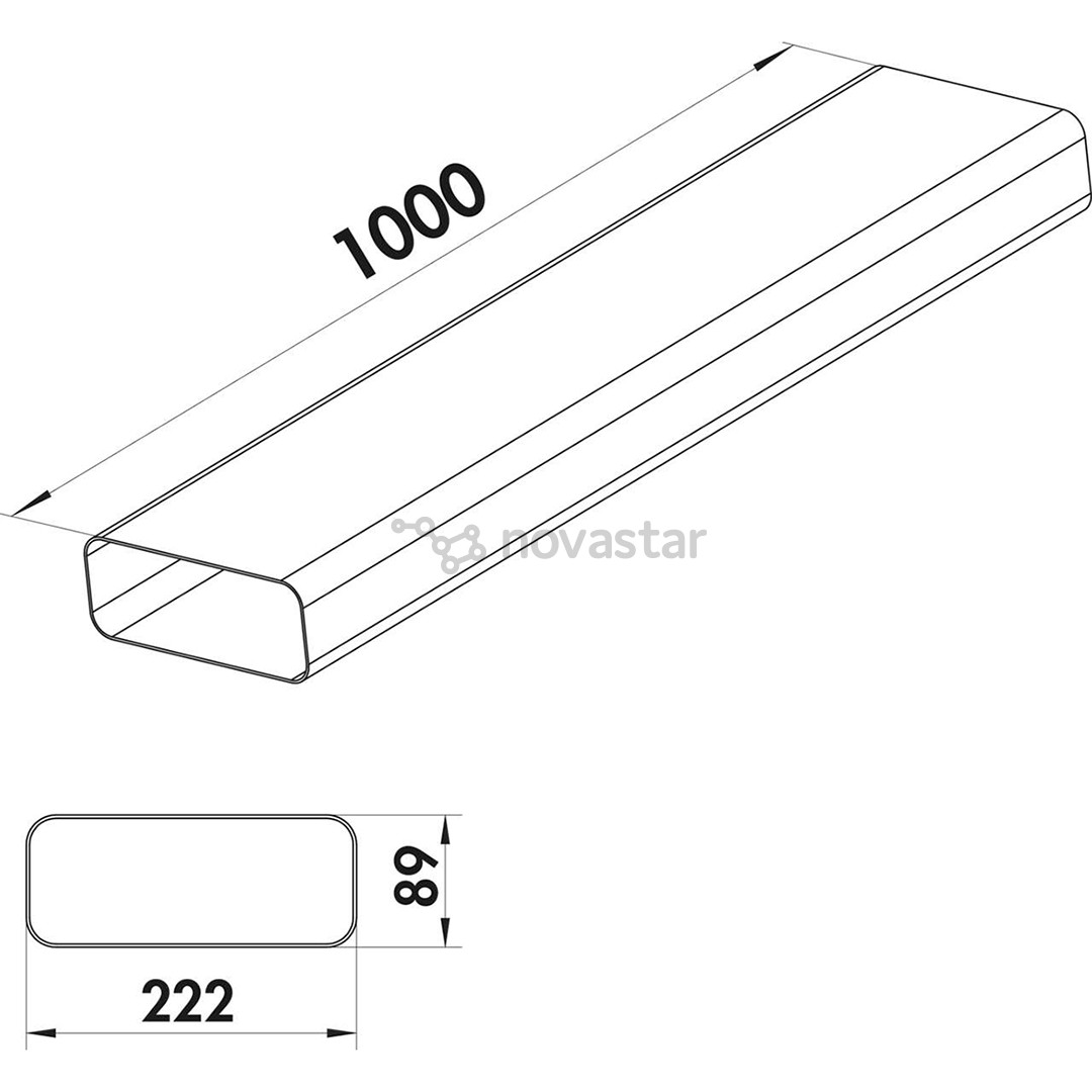 Beko - Installation kit for extractor hob
