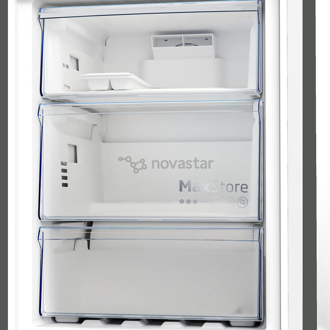 Beko, Beyond, NoFrost, 316 L, 187 cm, tamsiai pilkas - Šaldytuvas