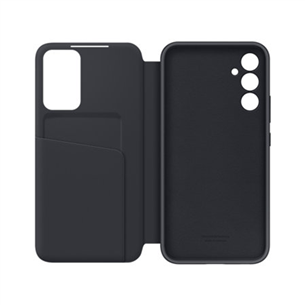Samsung Smart View Wallet Case, Galaxy A55, juodas - Dėklas