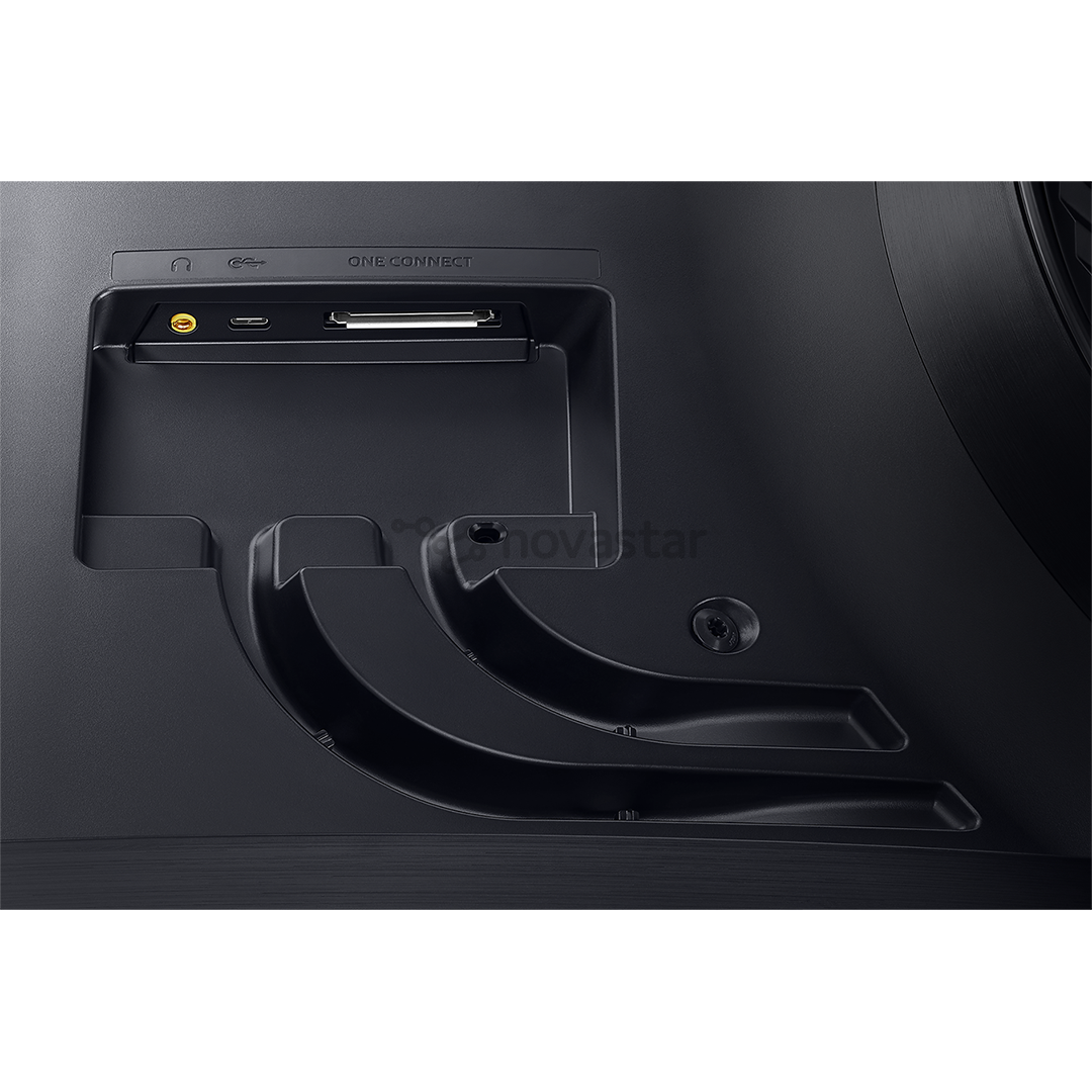 Monitorius Samsung Odyssey Ark G97NC, 55'', UHD, LED VA, lenktas, juodas