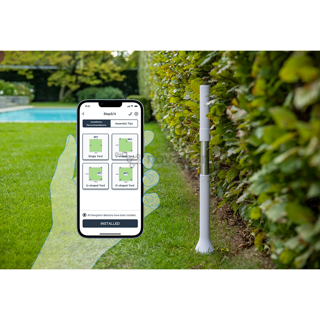 Ecovacs Goat G1-2000, juodas/baltas - Vejos robotas