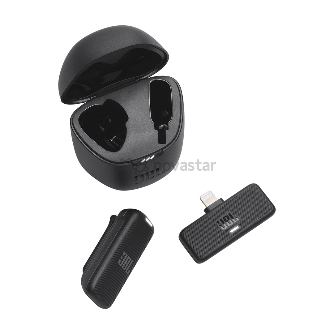 JBL Quantum Stream Wireless Lightning, juodas - Belaidis mikrofonas