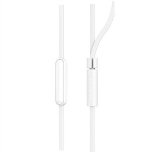 Philips TAE1105WT, 3.5 mm, white - Wired in-ear earbuds
