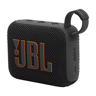 JBL GO 4, juoda - Belaidė kolonėlė JBLGO4BLK