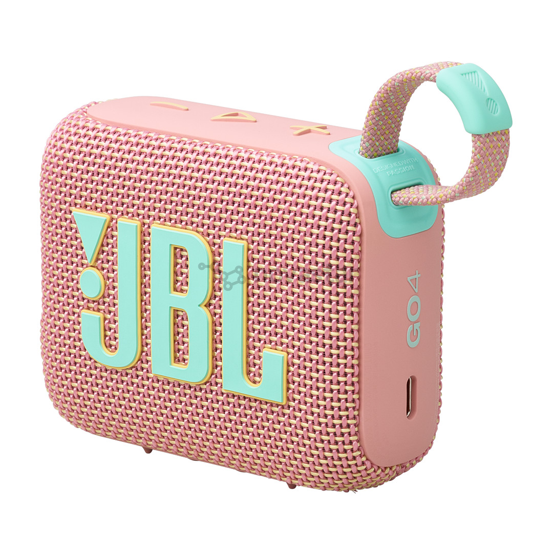 JBL GO 4, rožinė - Belaidė kolonėlė