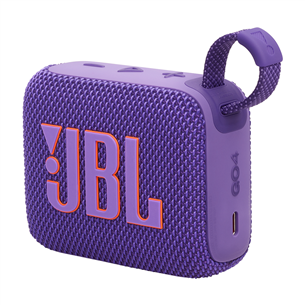 JBL GO 4, violetinė - Belaidė kolonėlė JBLGO4PUR