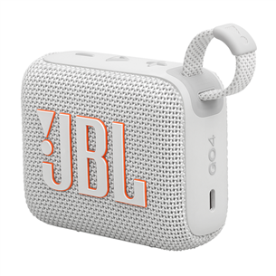 JBL GO 4, белый - Портативная беспроводная колонка JBLGO4WHT