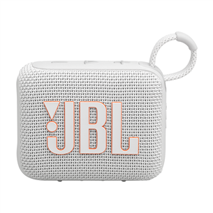 JBL GO 4, balta - Belaidė kolonėlė