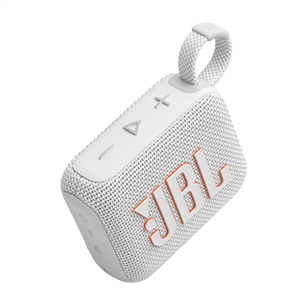 JBL GO 4, balta - Belaidė kolonėlė