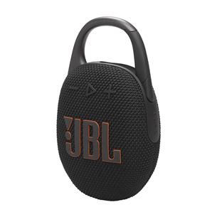 JBL Clip 5, juoda - Belaidė kolonėlė JBLCLIP5BLK