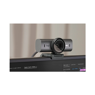Logitech MX Brio, 4K, USB-C, juoda - Web kamera
