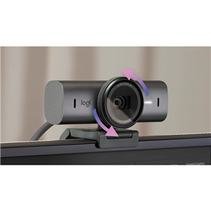 Logitech MX Brio, 4K, USB-C, juoda - Web kamera
