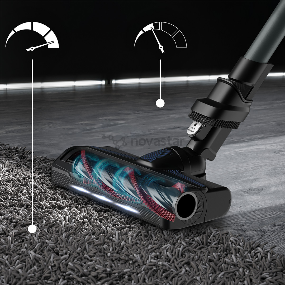 Belaidis dulkių siurblys + baterija Tefal X-Force Flex 9.60 Aqua, juodas