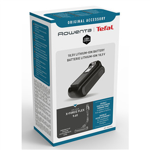 Belaidis dulkių siurblys + baterija Tefal X-Force Flex 9.60 Aqua, juodas