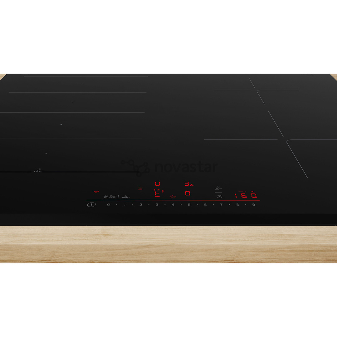 Bosch, Series 6, frameless, black - Built-in induction hob
