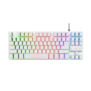 Trust GXT 833 Thado TKL, SWE, white - Wired Keyboard 25403