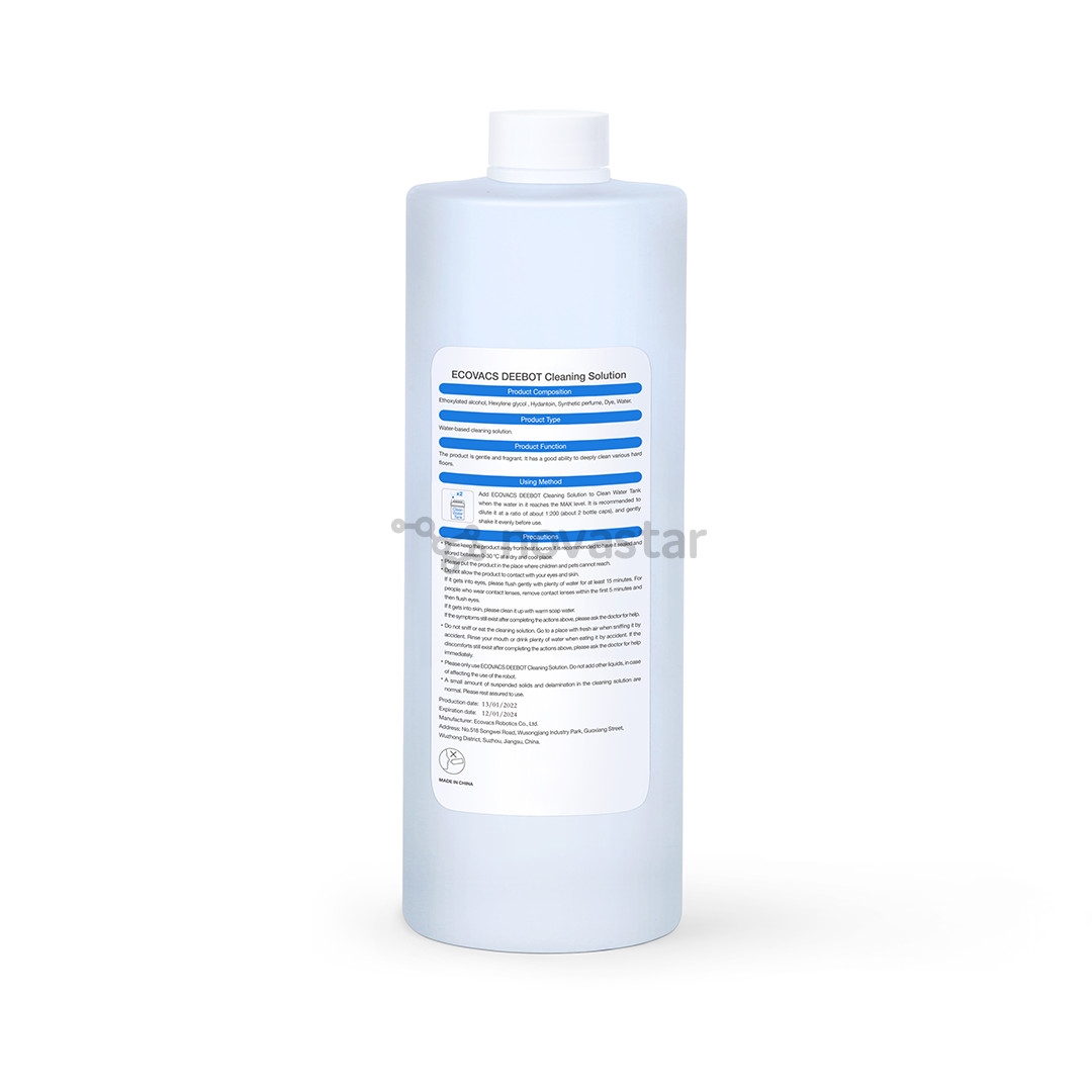Ecovacs, 1000 ml - Cleaning solution for robot vacuum cleaner