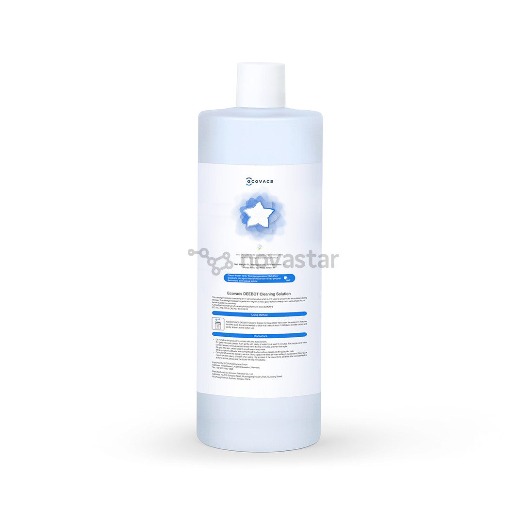 Ecovacs, 1000 ml - Cleaning solution for robot vacuum cleaner