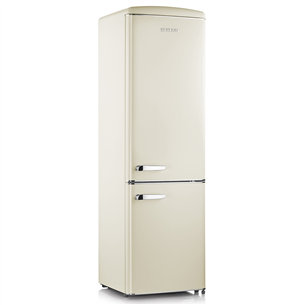 Severin, Retro, 244 L, height 181 cm, beige - Refrigerator