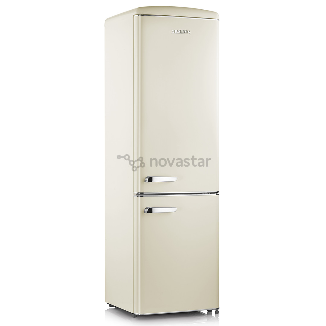 Severin, Retro, 244 L, aukštis 181 cm, smėlio spalvos - Šaldytuvas