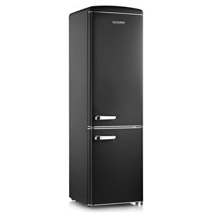 Severin, Retro, 244 L, height 181 cm, black - Refrigerator RKG8918