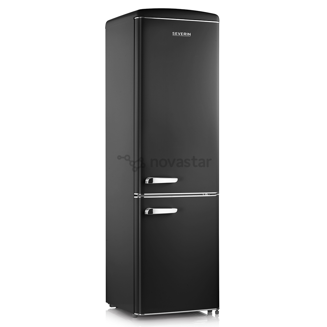 Severin, Retro, 244 L, height 181 cm, black - Refrigerator