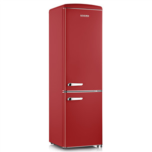 Severin, Retro, 244 L, height 181 cm, red - Refrigerator RKG8917